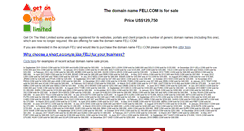 Desktop Screenshot of feli.com